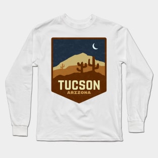 Desert Night Scene - Tucson Arizona Long Sleeve T-Shirt